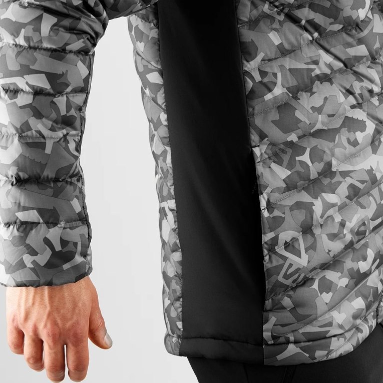 Salomon Essential Xwarm Down Men's Insulated Jackets Camo | CA 68L72